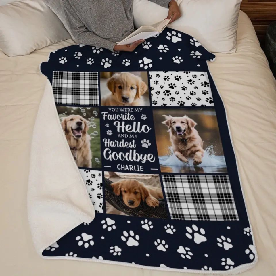 Fur Baby Super Soft Flannel Blanket;
Pet Remembrance