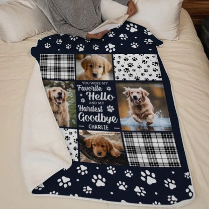 Fur Baby Super Soft Flannel Blanket;
Pet Remembrance