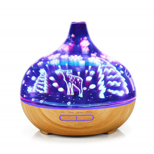 Holiday Home Classics Ultrasonic Aroma Diffuser – Seasonal Scents, Timeless Style
