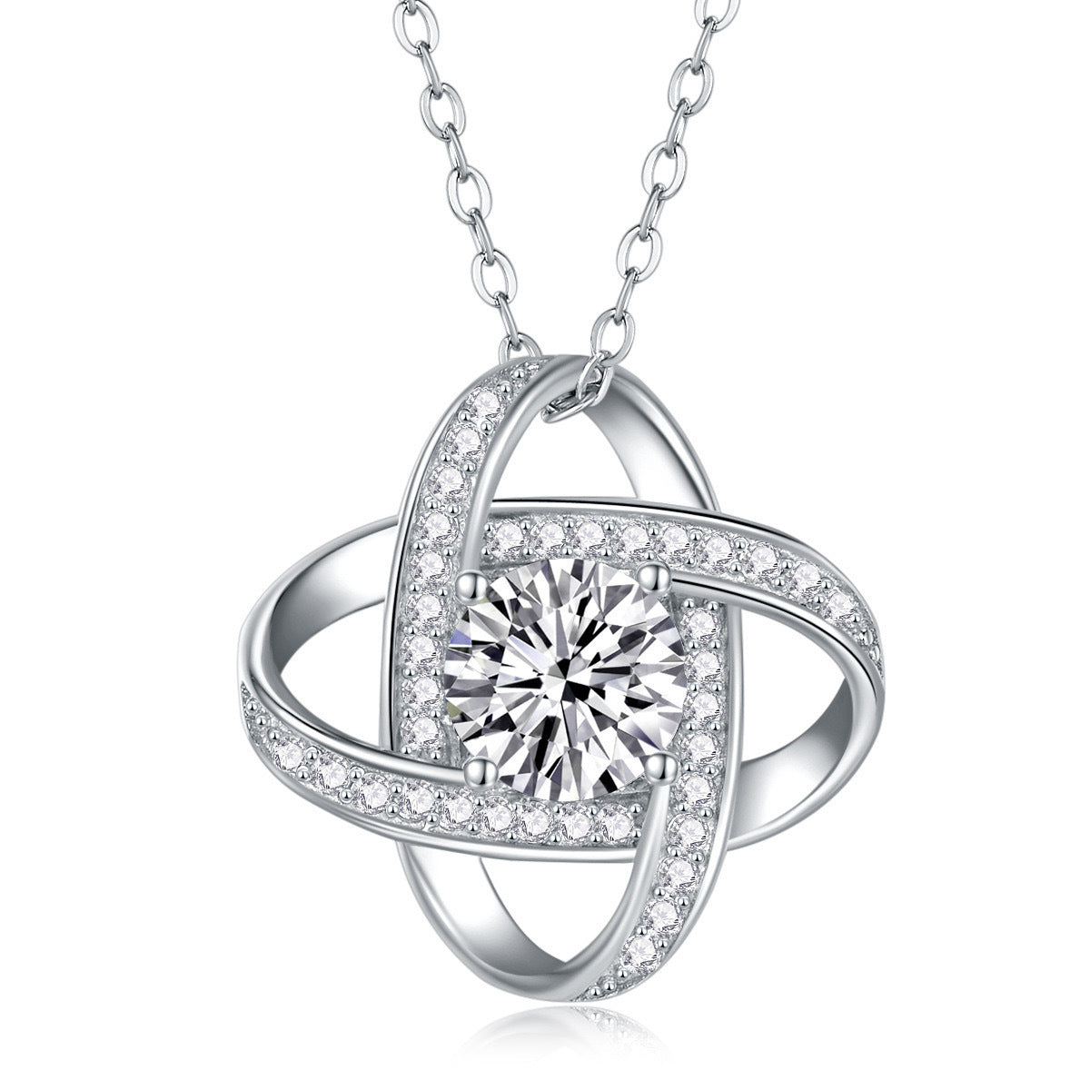 ‘Eternal Star’ Necklace – Silver or Gold with Light-Up Gift Box & Message Card