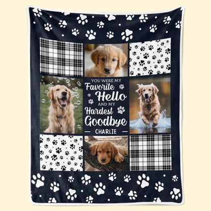 Fur Baby Super Soft Flannel Blanket;
Pet Remembrance