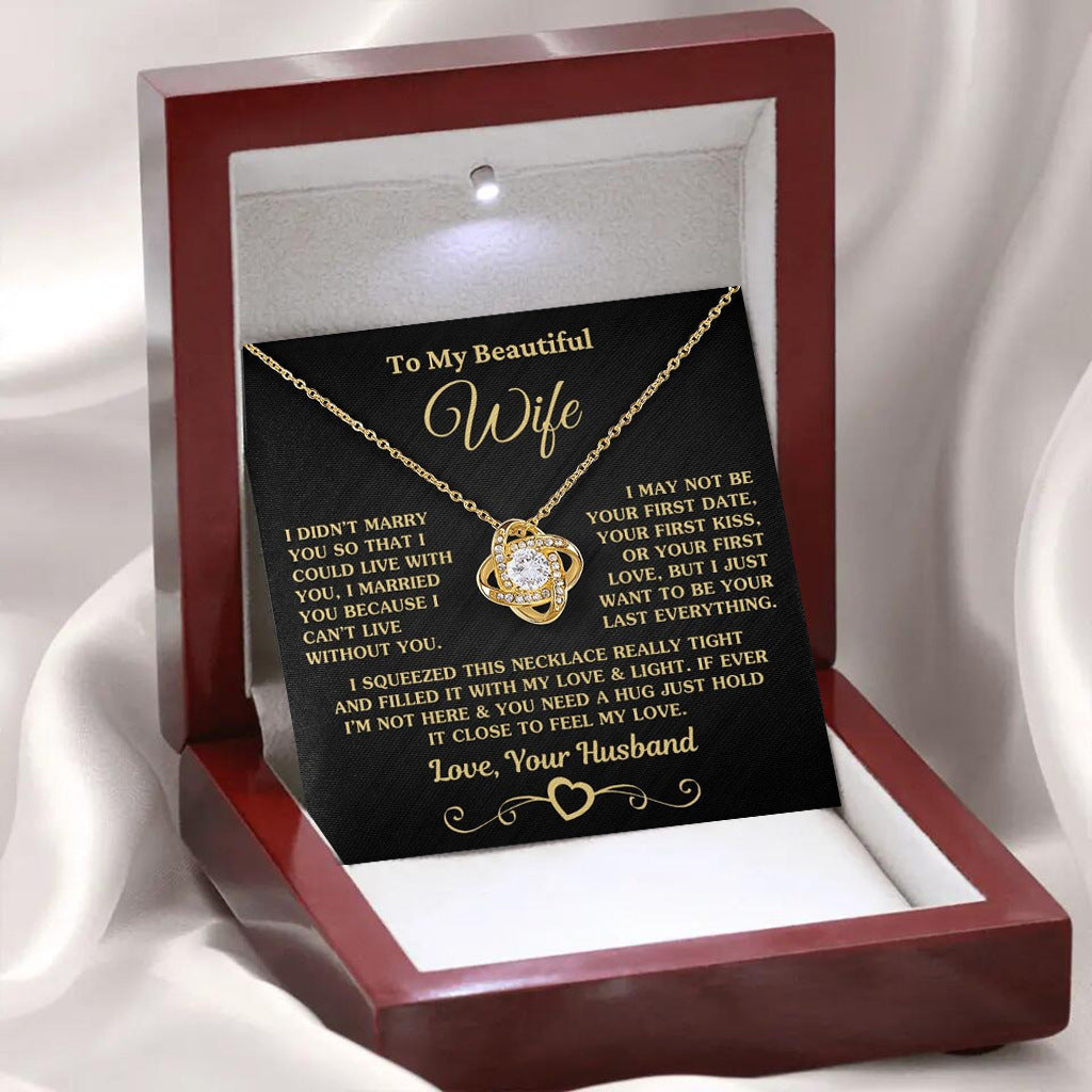 ‘Eternal Star’ Necklace – Silver or Gold with Light-Up Gift Box & Message Card