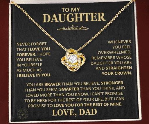 ‘Eternal Star’ Necklace – Silver or Gold with Light-Up Gift Box & Message Card