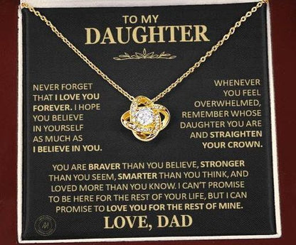 ‘Eternal Star’ Necklace – Silver or Gold with Light-Up Gift Box & Message Card