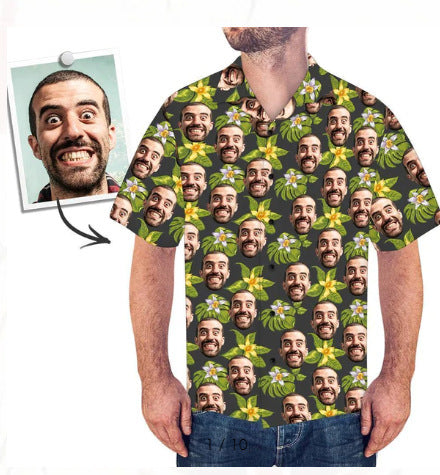 Personalisiertes Hawaii-Hemd – Ihr Foto, Ihr Insel-Gefühl