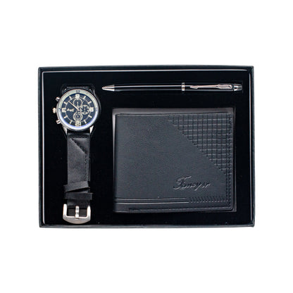 Holiday Gift Set – Watch, Wallet, Pen &amp; Keepsake Box