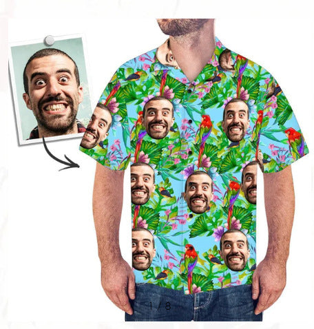 Personalisiertes Hawaii-Hemd – Ihr Foto, Ihr Insel-Gefühl