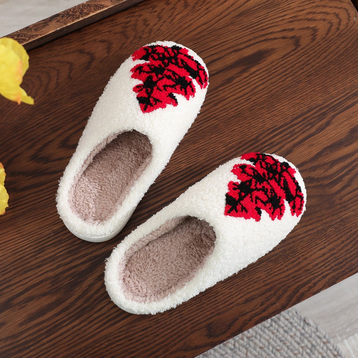 Christmas Tree Fuzzy Slippers – Cozy Holiday Comfort with US Size Guide